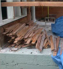 salvage oak flooring