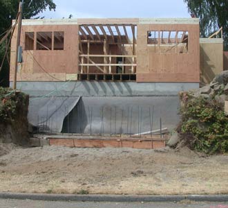 hole for rainwater tank