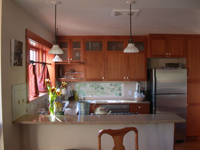 view to kitchen