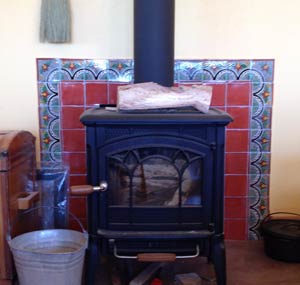 wood stove