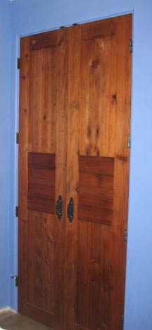 salvage redwood door