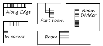 stairs as rooms